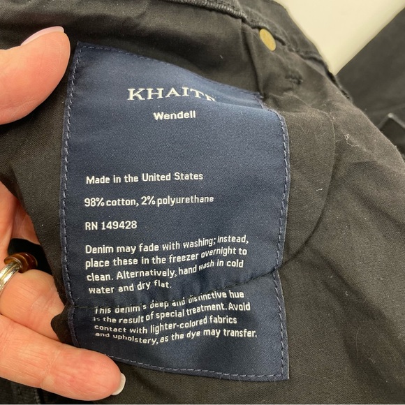 Khaite Wendell Jeans 31 Black - Picture 14 of 16